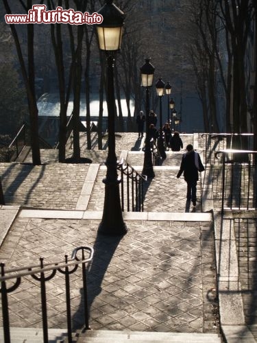 Immagine Escaliers a Montmartre: scale e gradini