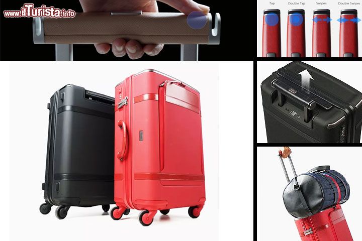 The Floatti la valigia del futuro - La valigia giusta per tutti quei viaggiatori che amano le comodità in ogni frangente! Sono tante le caratteristiche di questo trolley! Innanzitutto la bilancia incorporata: basta sollevare la valigia e il dinamometro digitale vi indica istantaneamente il peso totale! Le ruote sono estremamente silenziose e dotate di ammortizzatori che rendono il traino morbido anche sulle superfici sconnesse. Una fascia di sicurezza consente di legare sopra la valigia il vostro bagaglio a mano o il vostro soprabito, in modo semplice e sicuro. Vi sembra poco? La valigia Floatti offre molto di più! Che ne dite di un carica batterie incorporato per tenere sotto carica il vostro smartphone? E a proposito di cellulari, la valigia dispone di una maniglia con pulsanti “touch” interfacciabile al vostro telefono, che include anche un allarme attivabile con un pulsante, nel caso la distanza dal vostro cellulare superi un valore predefinito.
Inoltre chiamare, mandare messaggi e ricevere noficihe. Per meglio organizzare l'interno della valigia, di serie vengono offerti dei compartimenti in pelle,separabili, in modo da suddividere abiti ed accessori all'interno del trolley. Ovviamente il tutto è costituito da materiali di qualità superiore, ed un design moderno e gradevole agli occhi. Quanto costa? Si parla di un prezzo a partire da 250 euro circa, e la valigia sarà disponibile da dicembre 2016. Qui ulteriori informazioni: www.floatti.com