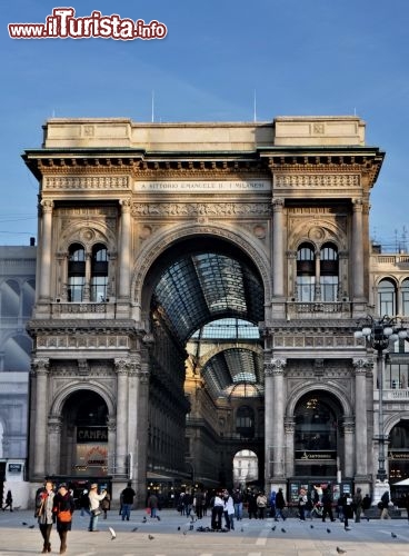 Ingresso Galleria Vittorio Emanuele Milano