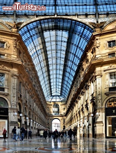 Vista interno Galleria Vittorio Emanuele