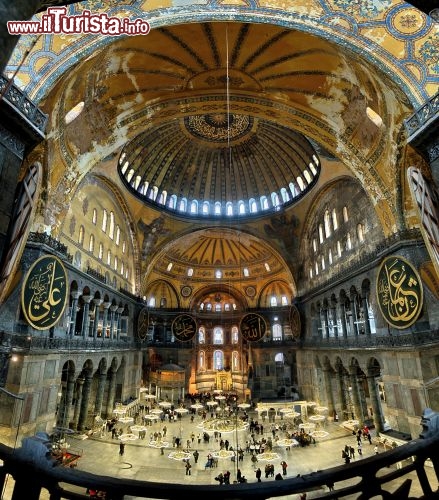 Immagine Santa Sofia a Sultanahmet,Istanbul, vista dell'interno