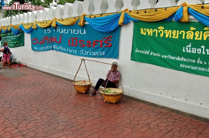 Venditore ambulante a Bangkok