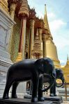 Elefanti nel Wat Phra Kaew Bangkok