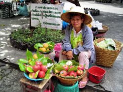 Venditrice di frutta a Bangkok