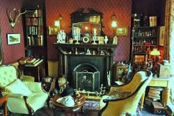 Interno Sherlok Holmes Museum Londra