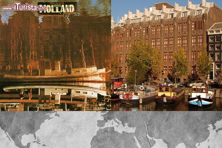 Beach Boys, Holland: il luogo sulla copertina dell'album è Kromme Waal ad Amsterdam 