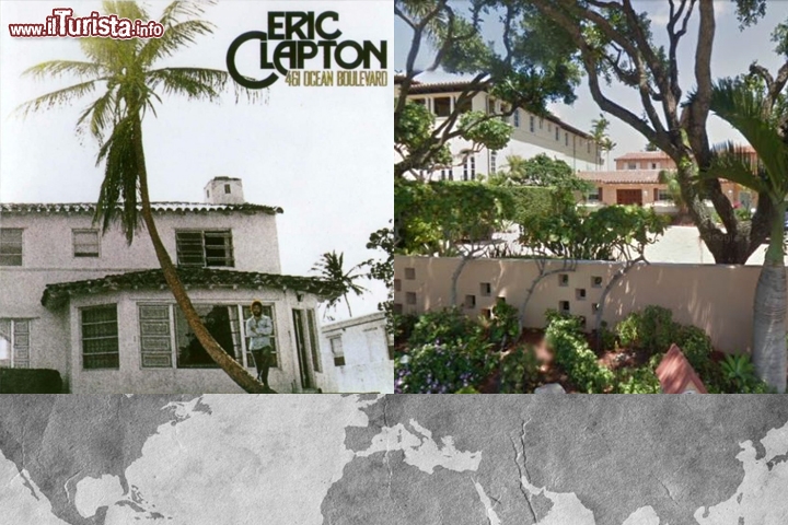 Eric Clapton, 461 Ocean Boulevard: copertina autocelebrativa per la villa del cantante di cui il disco porta l'indirizzo. Tramite Google Street abbiamo dato una sbirciata a Golden Beach, in Florida
