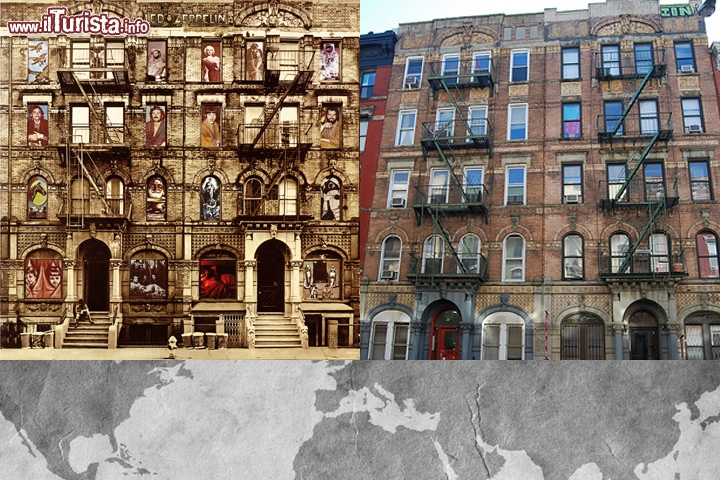 Led Zeppelin, Physical Graffiti: il luogo sulla copertina è un edificio al 96 di St. Mark’s Place nell'East Village a New York City