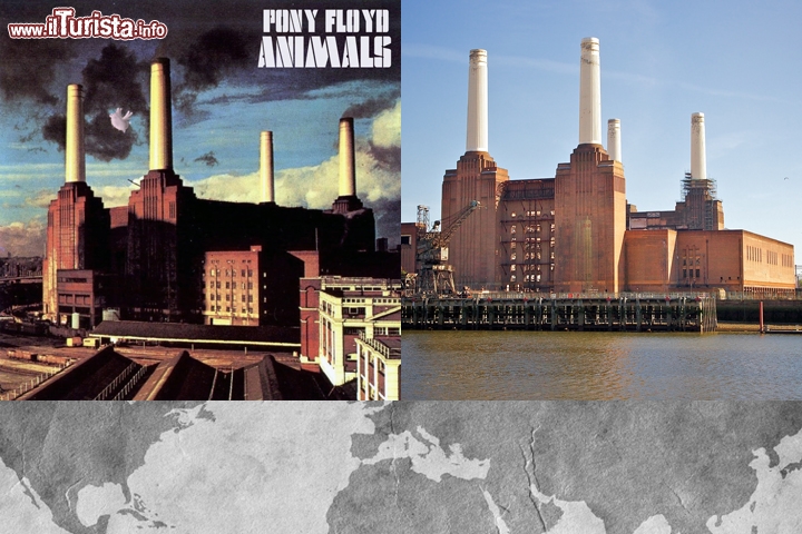 Pink Floyd, Animals: il luogo sulla copertina è la Battersea Power Station (Centrale Elettrica) di Londra