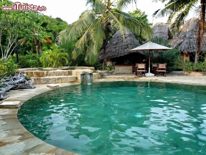 La piscina a Chale Island