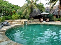 La piscina a Chale Island