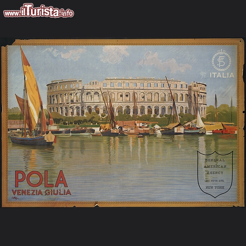 Pola, quando ancora faceva parte del Venezia Giulia - Copyright © The Boston Public Library's Print Department 