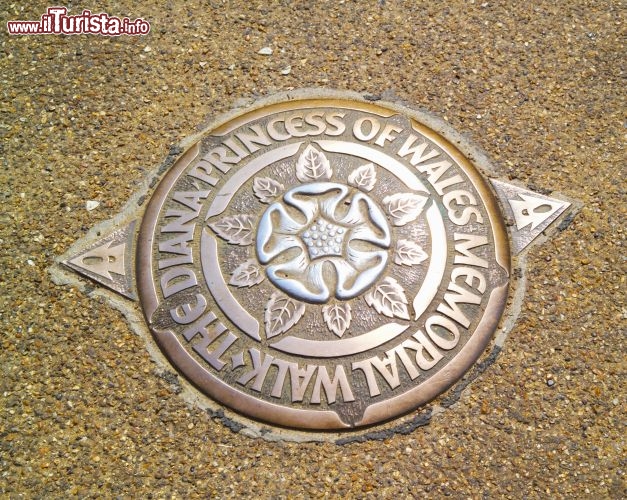 Immagine Particolare del Memoriale della Principessa Diana ai Kensington Gardens a Londra