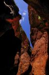 Luci e ombre dentro Echidna Chasm purnululu. ...