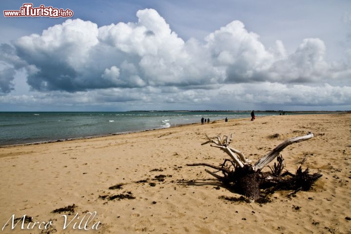 Ile de Re, la spiaggia Pointe du Fier: la costa orientale dell'isola del Re rimane più riparata dalle correnti dell'Oceano Atlantico, e quindi possiede delle spiagge molto larghe