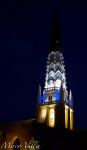 Ars en re, la Chiesa Saint Etienne di notte: ...