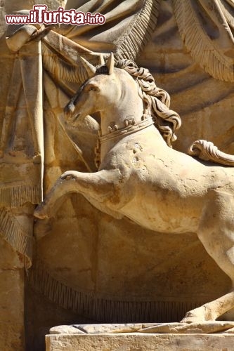 Immagine Dettaglio della facciata della Co-Cattedrale a La Valletta, Malta