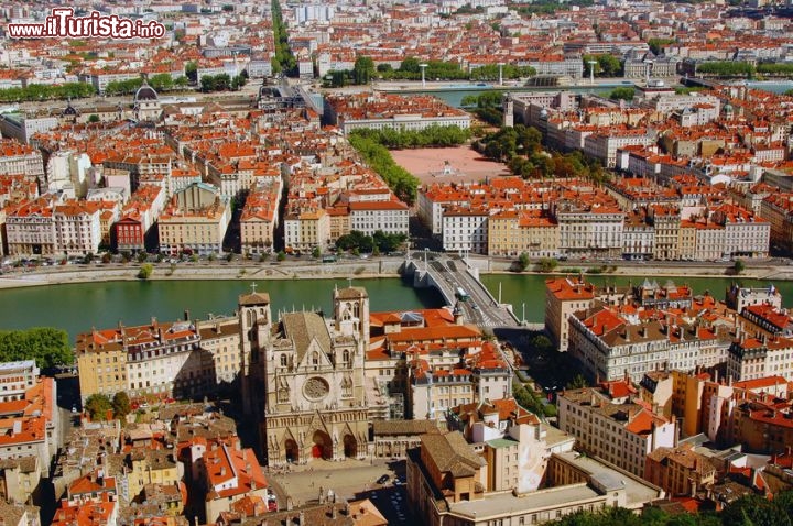 Immagine Lione quartiere St Jean visto dal Fourviere