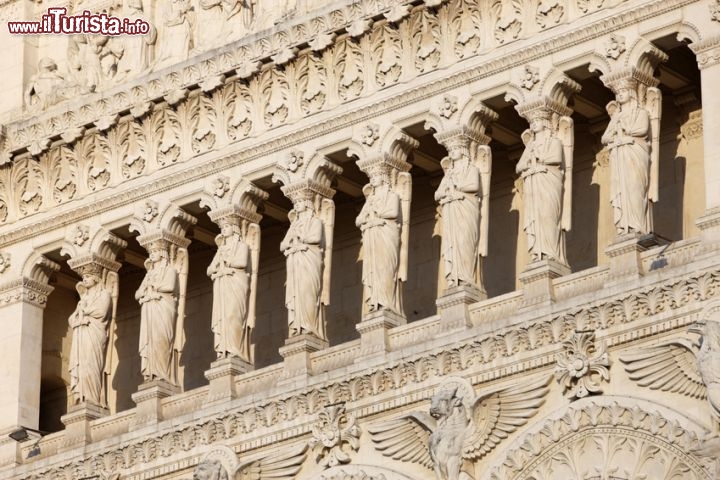 Immagine Notre Dame de Fouviere, dettaglio facciata, Lione