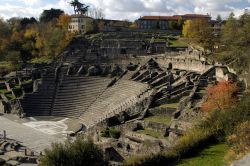 L'anfiteatro romano del parco archeologico di Lione