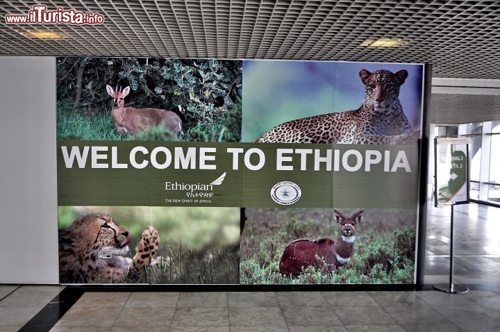 Aeroporto di Addis Abeba arrivo in Etiopia - In Etiopia con i Viaggi di Maurizio Levi