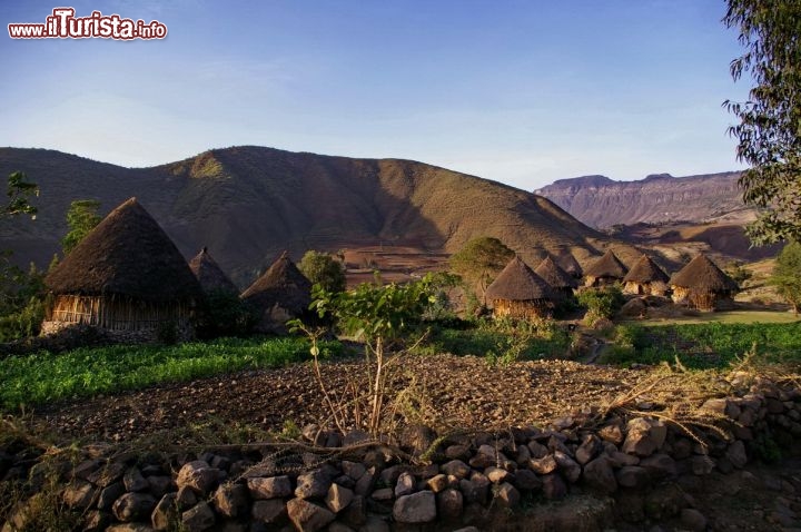 Villaggio nei monti Semien in Etiopia - In Etiopia con i Viaggi di Maurizio Levi