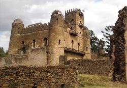 Castello Fasilides, Fasil Ghebbi a Gondar, Etiopia ...