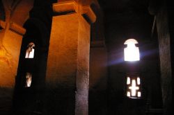 Chiesa rupestre a Lalibela, nord dell' Etiopia ...