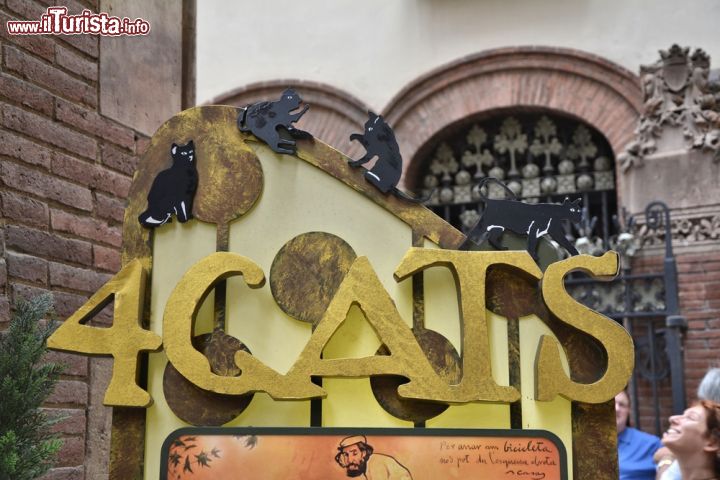 Immagine Els Quatre Gats cafe è uno dei locali più famosi del Barrio Gotico. La sua celebrità è dovuta al libro “l’ombra del vento” di Carlos Ruiz Zafón  - © Studio Barcelona / Shutterstock.com