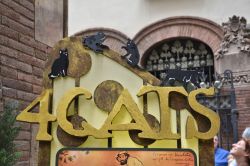 Els Quatre Gats cafe è uno dei locali più famosi del Barrio Gotico. La sua celebrità è dovuta al libro “l’ombra del vento” di Carlos Ruiz Zafón  ...