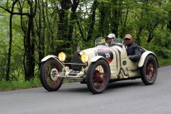 Una romantica Bugatti type 35 A del 1926 al Passo ...