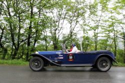 Al Passo della Futa una Lancia Lambda del 1927, ...