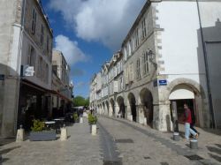 Strade quartiere antico la rochelle francia