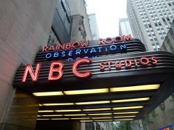 Nbc studios rockfeller center new york city