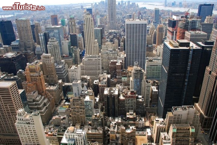 Immagine Vista dal Top of the Rock, i grattacieli di Manhattan a New York City