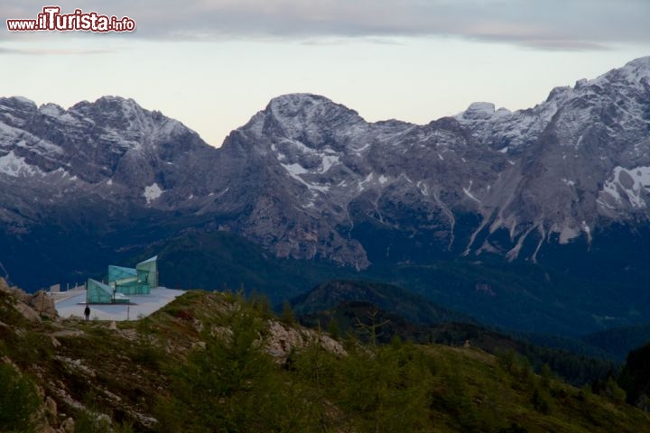 Vista panoramica Messner Mountain Museum Monte Rite