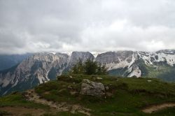 Panorama dal Messner Mountain Museum Monte Rite ...