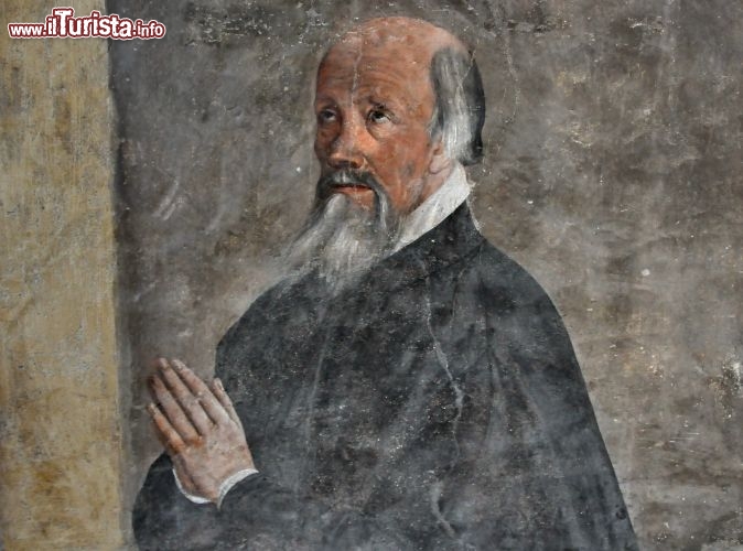 Affresco palazzo Roccabruna Trento nella cappella gentilizia
