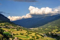 Val di Fiemme al tramonto dall Hotel Lagorai