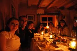 Dentro alla baita in Val San Niccol