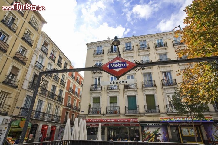 Immagine Plaza Chueca Madrid Stazione metopolitana E.M. Promocin de Madrid S.A