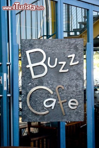 Il Buzz Cafè a Cullen Bay Darwin - Situato a Cullen Bay, il Buzz Cafè è il massimo in termini di cena all'aperto con la moderna cucina australiana. Singolarmente dipinti a mano, i tavoli sagomati grantiscono vista sul mare per tutti e una serie di caratteristiche uniche, all'interno del ristorante, ne fanno una meta preferita dai residenti e dai turisti.