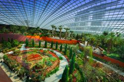 Flower Dome, la serra di Gardens by the Bay a Singapore