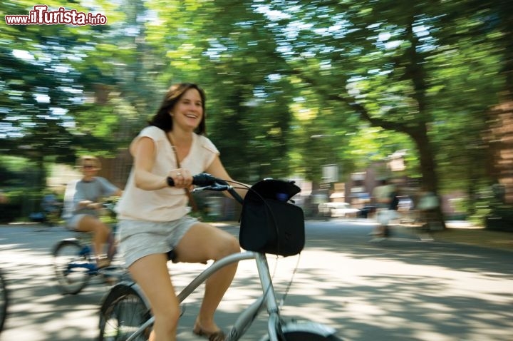 Immagine In bici al Vondelpark di Amsterdam