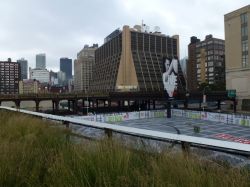 La vista dalla highline di New York City