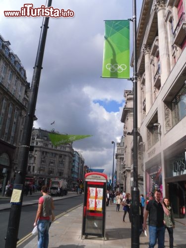 In Centro a Londra durante le XXX Olimpiadi di Londra 2012