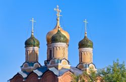 Guglie della Chiesa di Varvarka a Mosca