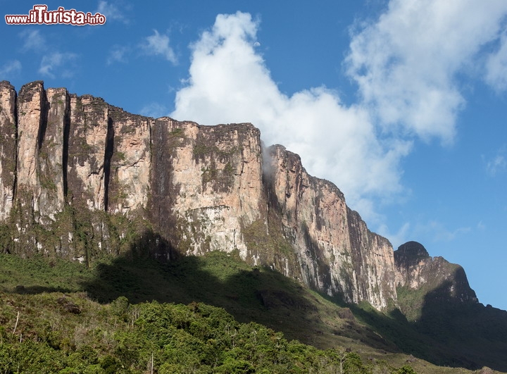 Roraima, Venezuela – Guyana - Brasile
E' sicuramente una montagna magica, ed un luogo assolutamente unico del nostro pianeta, tant'è che i suoi paesaggi particolari ispirarono Sir Arthur Conan Doyle ed il suo famoso romanzo “Il mondo perduto” (The lost world). Con i suoi 2.739 metri il Roraima è il Tepui più alto della zona (le montagne piatte della Gran Sabana) e possiede una varietà di piante e di specie endemiche che ci dicono che qui la vita è sopravvissuta alle tanti catastrofi del passato. Chi si vuole proteggere dall'alto ha ampie possibilità di trovare riparo dentro al El labirinto, un dedalo di rocce non distante dal triplo confine, tra Venezuela, Brasile e Guyana, che è rimarcato da un cippo commemorativo. Qui la mappa interattiva.

© Vadim Petrakov / Shutterstock.com