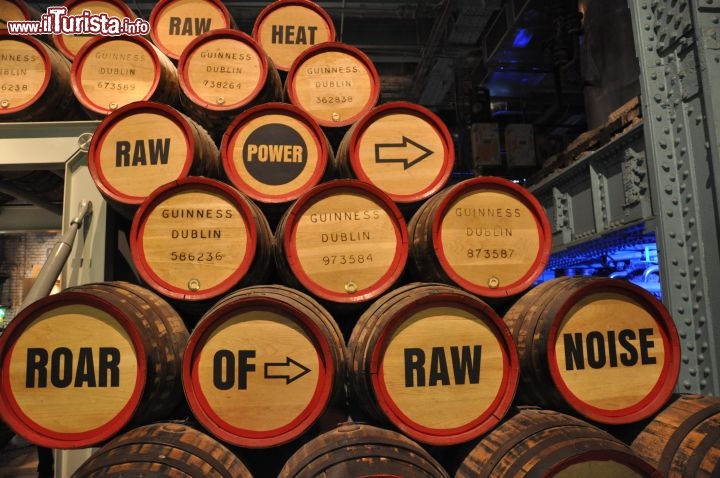 Immagine Botti nella Guinness Storehouse