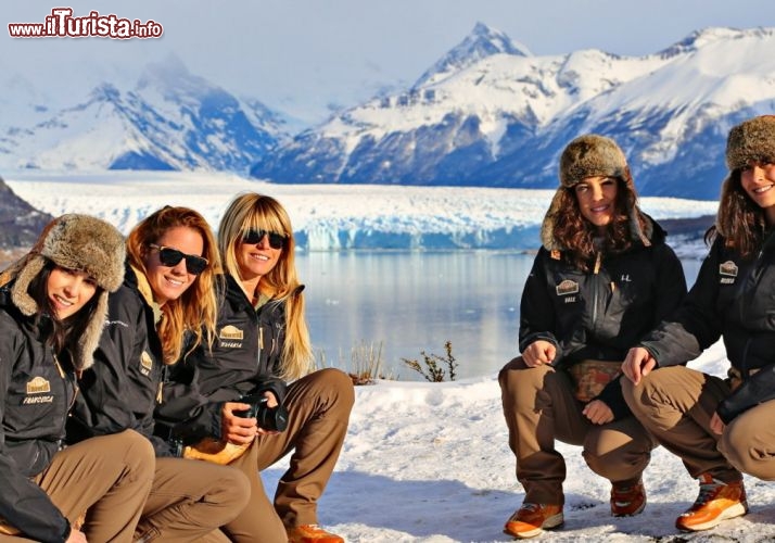 Il team presso il ghiacciaio del Perito Moreno - © DONNAVVENTURA® 2012 - Tutti i diritti riservati - All rights reserved